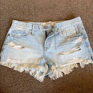 Abercrombie High Waisted Shorts